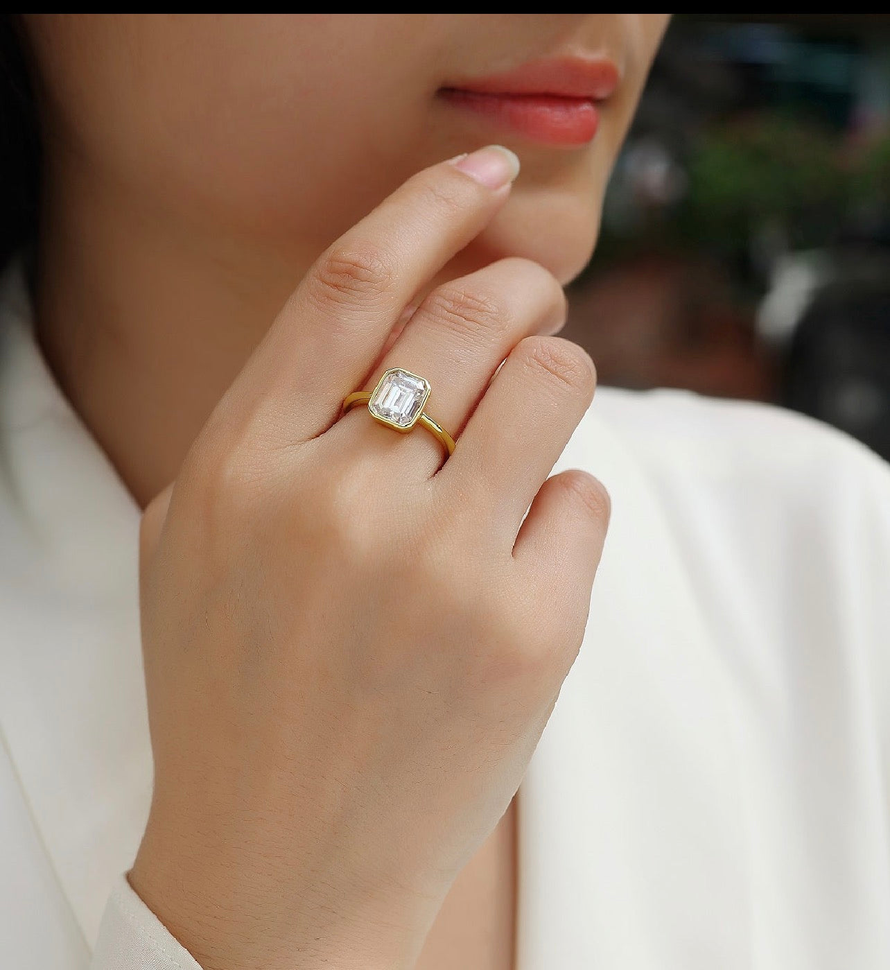 Diamond silver jewelry