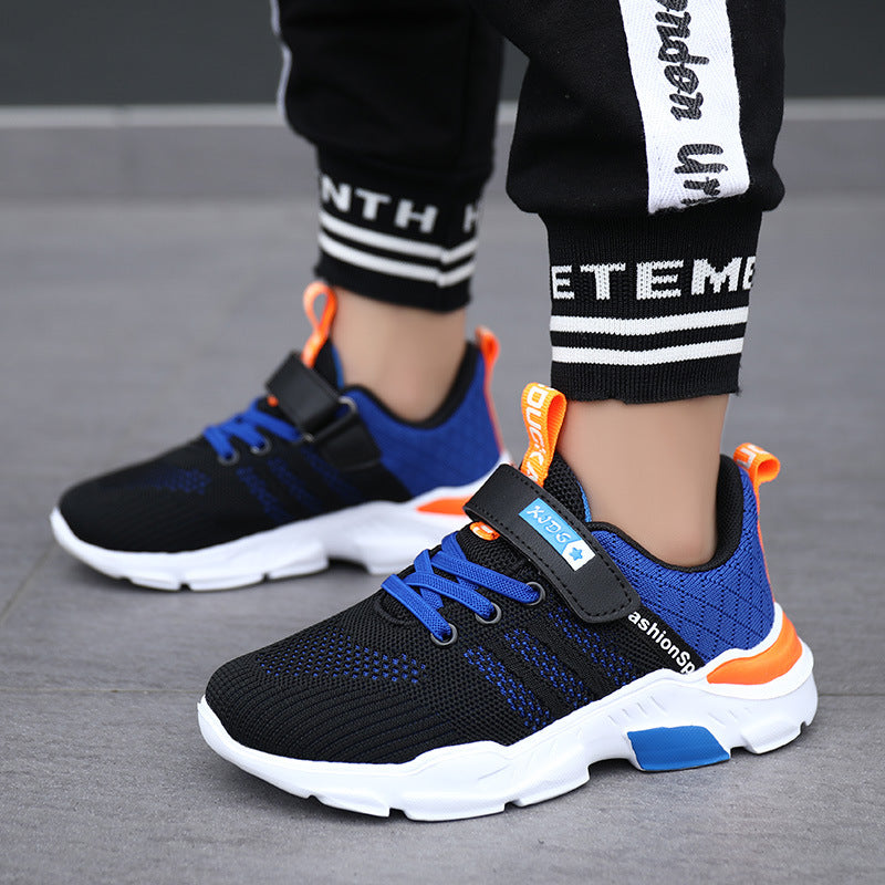 Boy's Shoes Sports Leather Soft Bottom