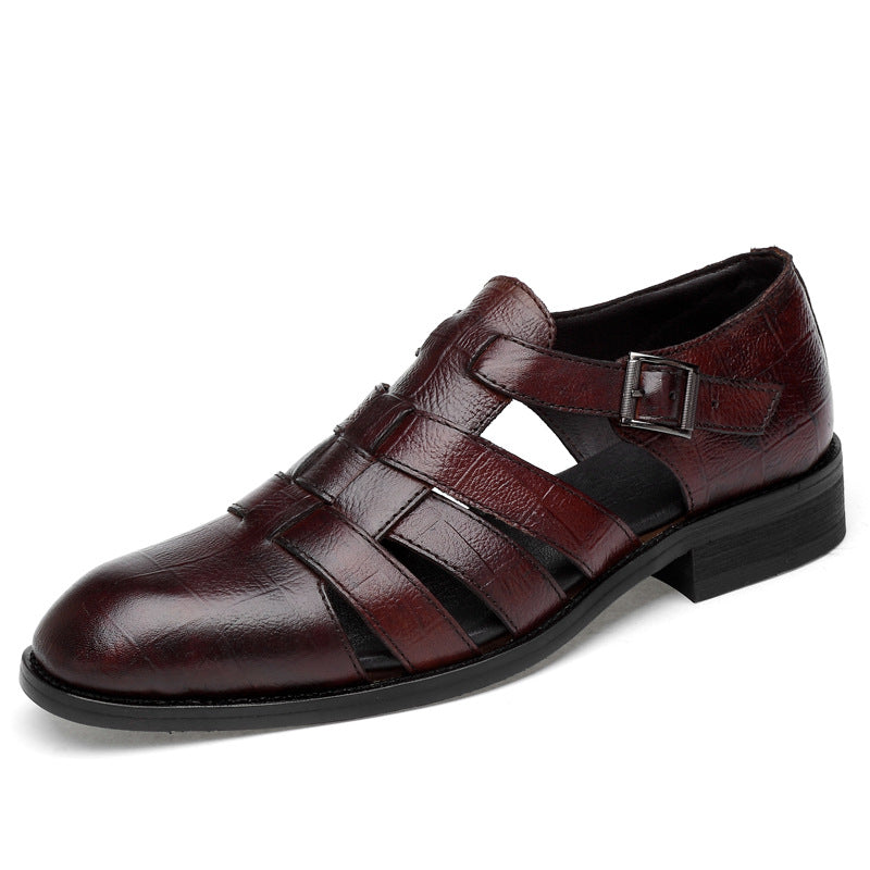 Men’s Hollow Business Formal Buckle Shoes