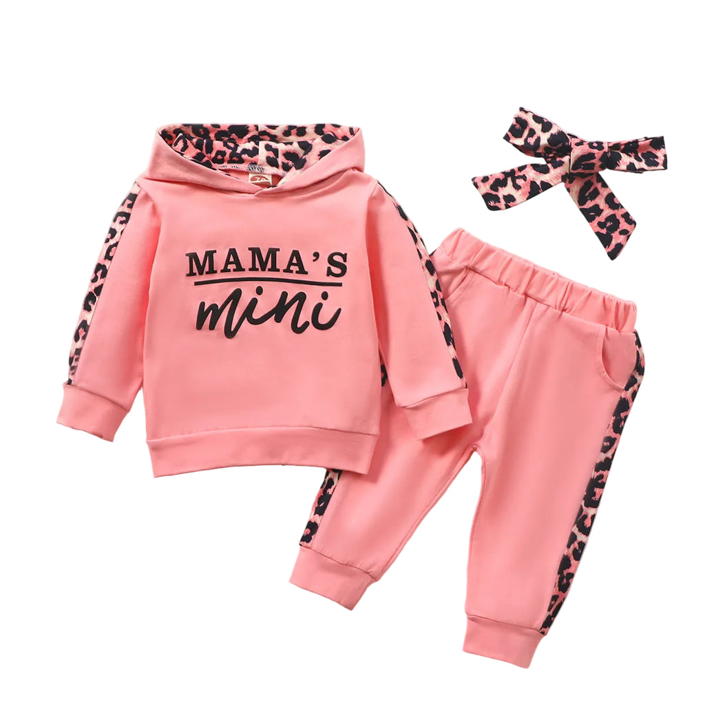 Suit Autumn Mini Sweater Sports Leopard Suit