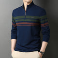 T-shirts Cotton Stand Collar Long Sleeves