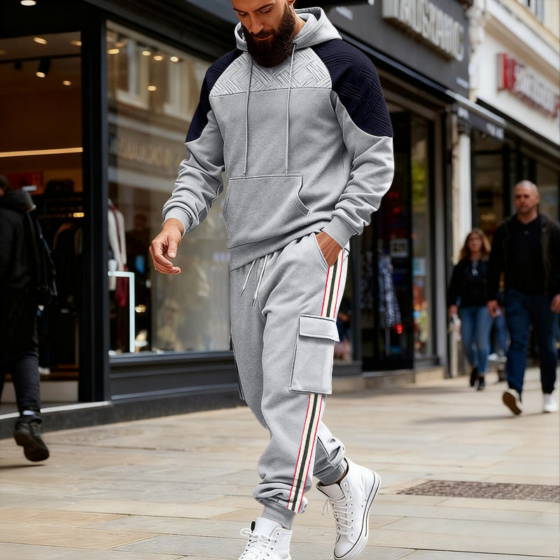 Loose  Hoodie And Sweatpants Casual Set
