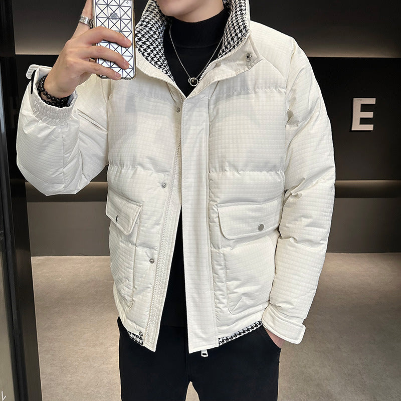 Cotton Jacket Thickening Stand Collar Bread Coat Leisure Warm