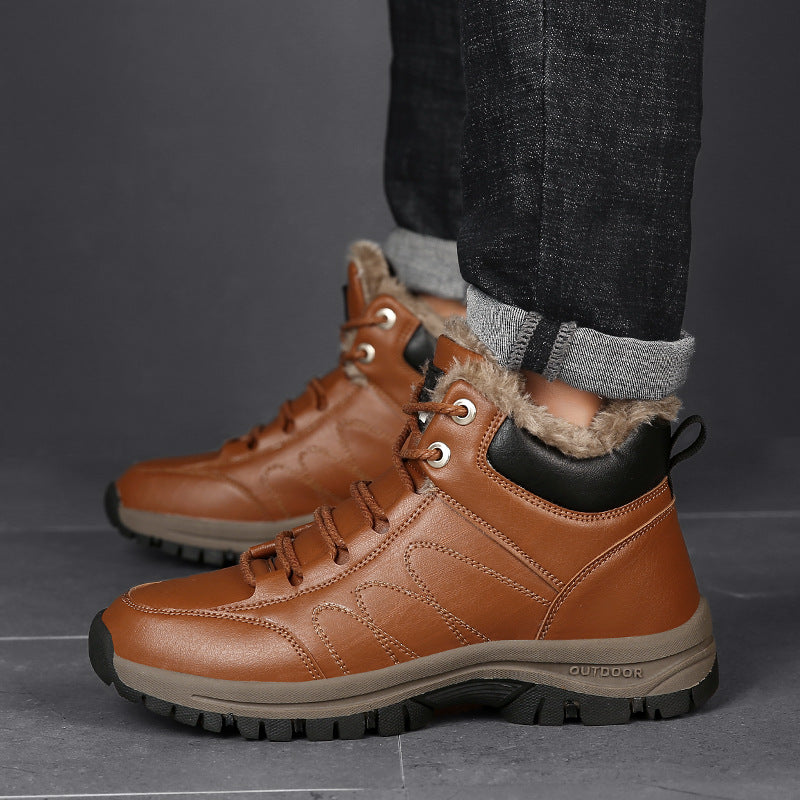 Winter leather Boots