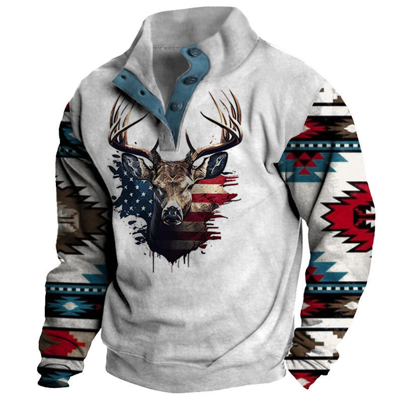 Men's 3D Printed Casual Fashion Sweatshirt