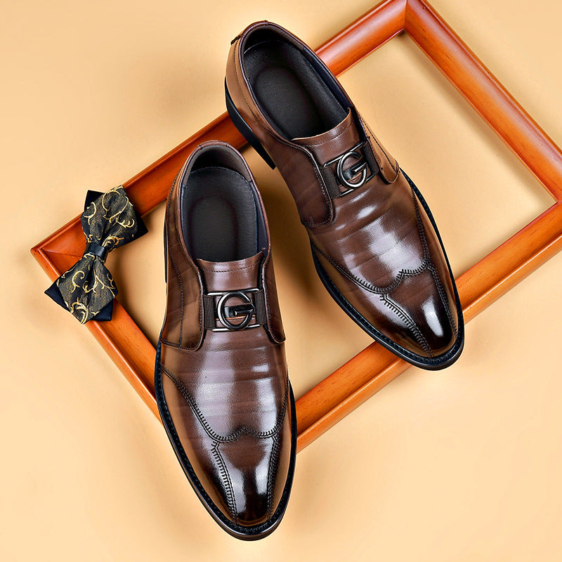 Men  casual shoes Leather