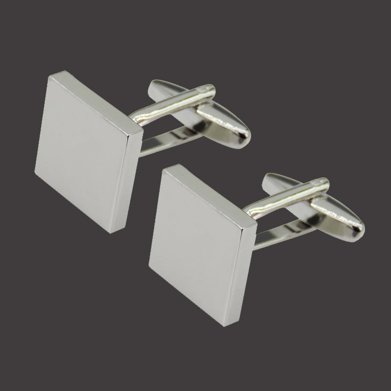 Men Metal Copper Cufflinks- Diamond Sadaf