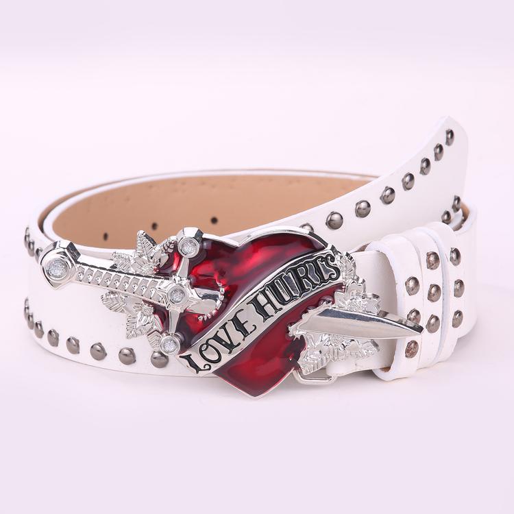 One Sword Piercing The Heart Big Head Belt
