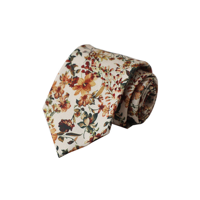 Retro Light Color Hong Kong Style Tie