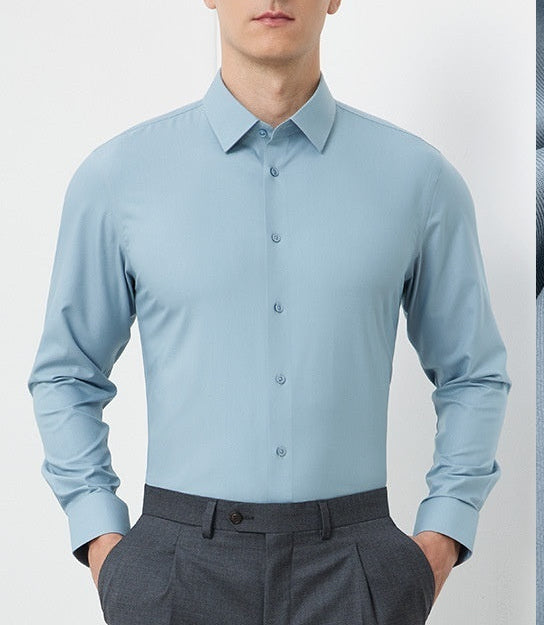 Long-sleeved  Non-ironing Business Clothing Micro-elastic  Shirt