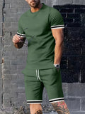 Men's Short-sleeved T-shirt Shorts Two-piece Set