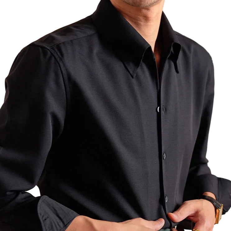 Slim Fit Casual Shirt – Hidden Button