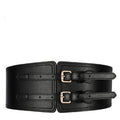 Coat Decorated With A Wide Waistband, Waist Elasticated Elastic Belt
