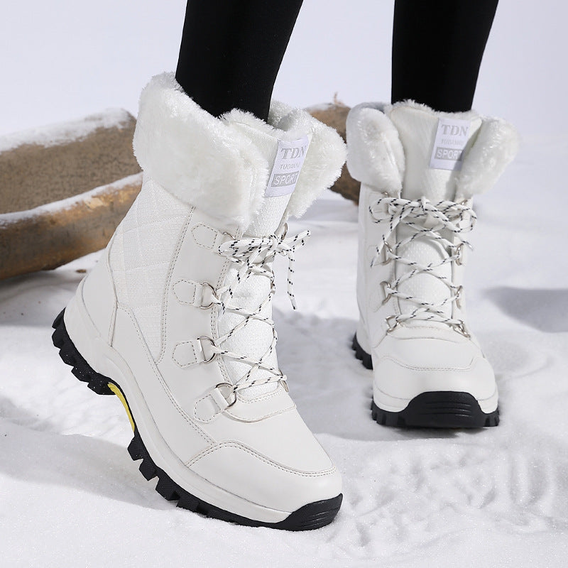 Women's Fleece-lined Thickened Non-slip Snow Boots