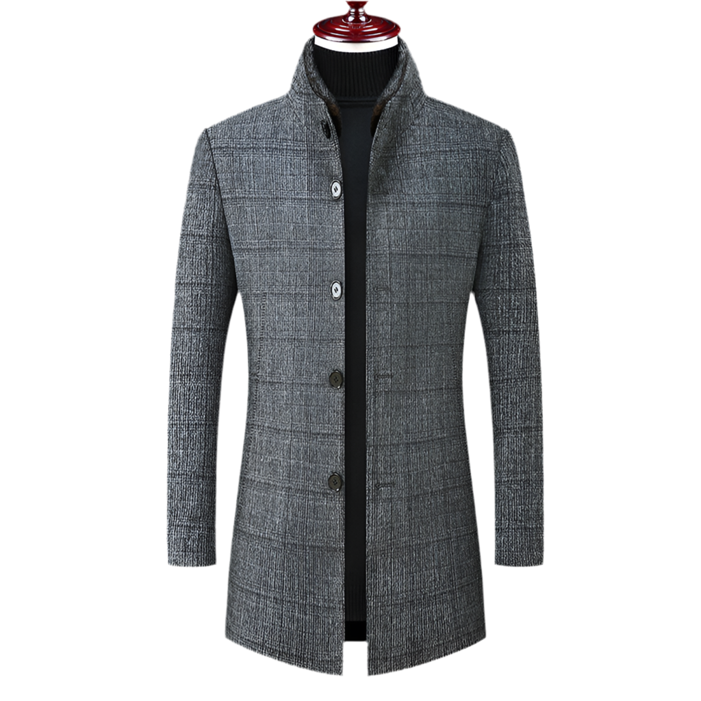 Thick Woolen Coat For Middle-aged Men