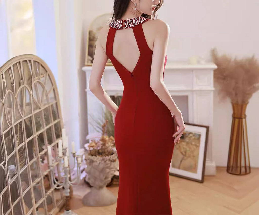 Valentine day Fishtail Gown Dress