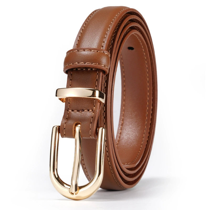 Layer Cowhide Pin Buckle belt