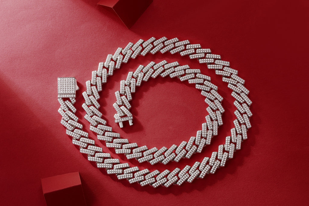 Challenge - A Luxurious And Fashionable Light Luxury Jewelry Necklace Pendant Set With Top-quality Moissanite, S925 Silver-plated Platinum