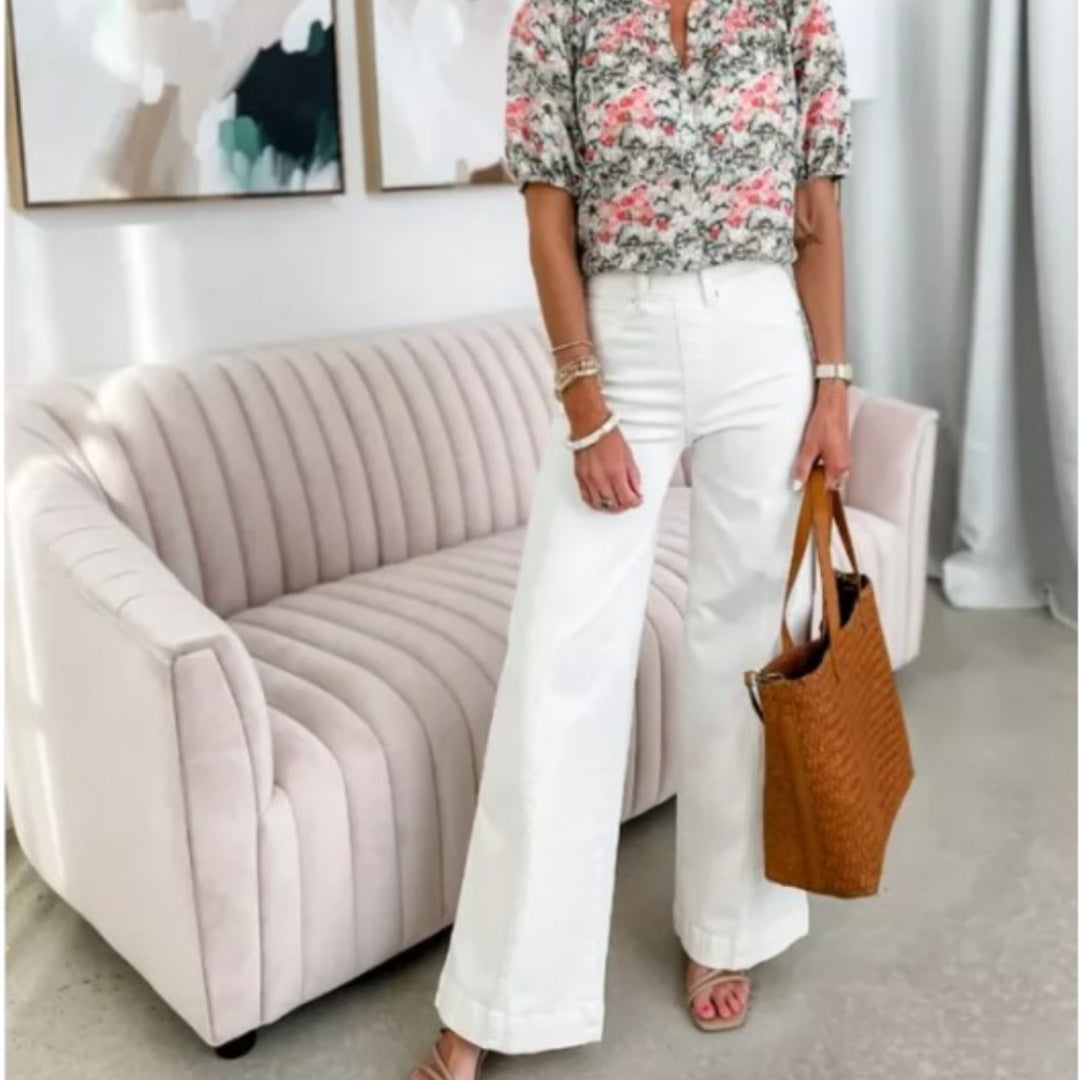 High Waist Wide Leg Pants