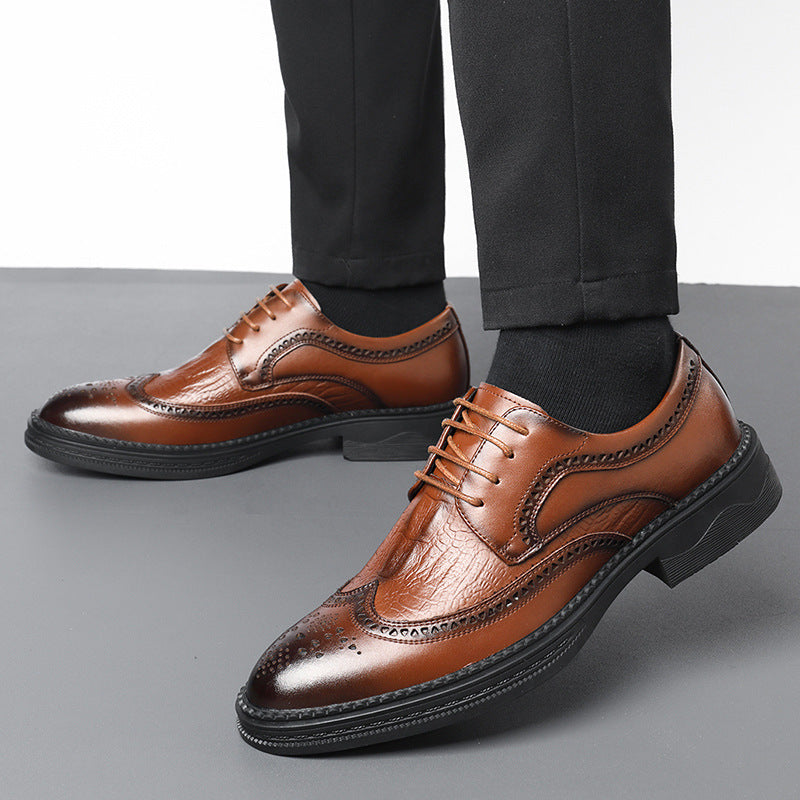 Hollow  Business leather  Formal Wear