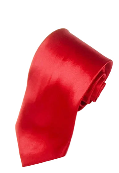 8cm Black Hand-tied Plain Suit Tie