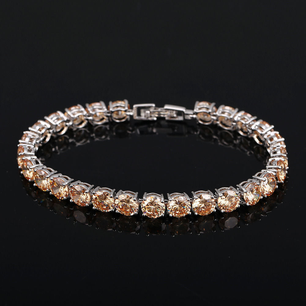 Carat Diamond Super Flash AAA Zircon Lady Bracelet