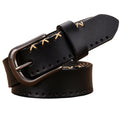 leather buckle belt