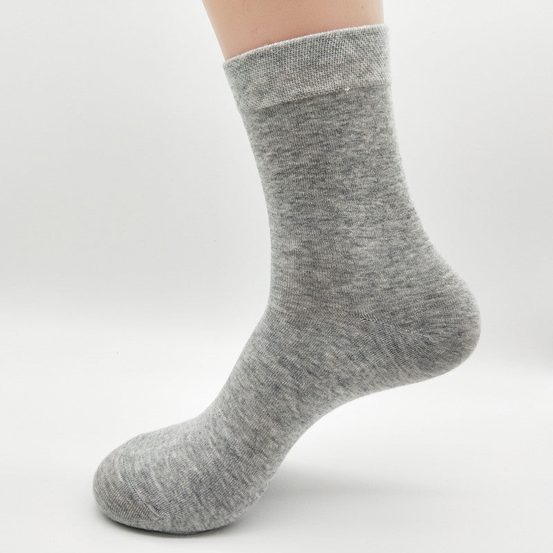 Men's solid color socks