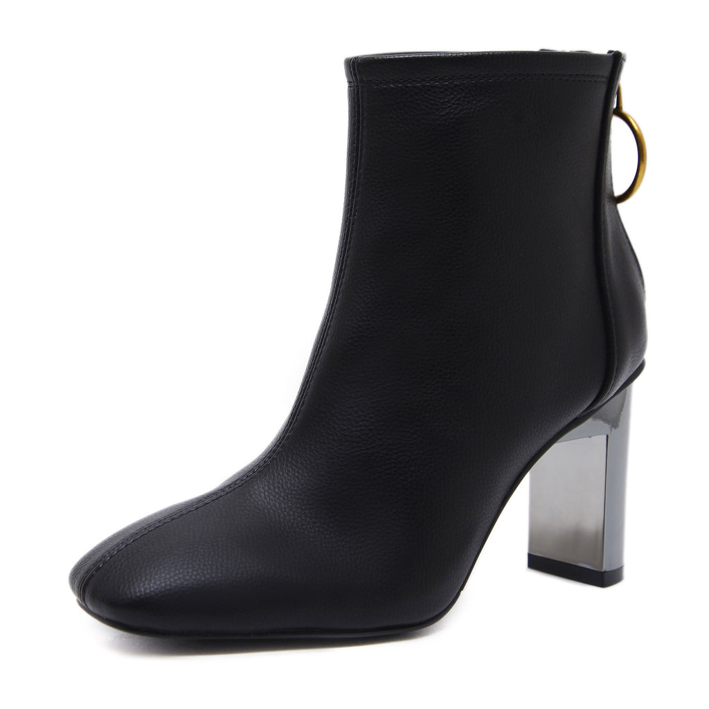 English boots children thick with square toe thin boots high heels Martin boots