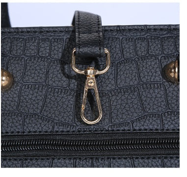 New trend ladies middle-aged slung shoulder mom handbag red bag