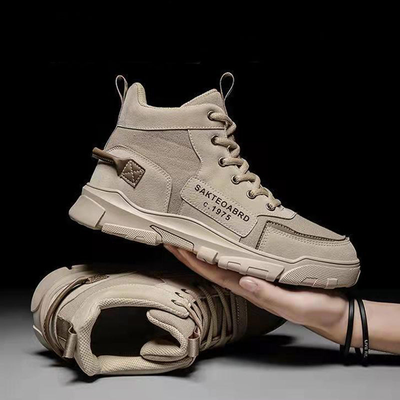 Lace-up Martin Boots Platform Canvas Shoes