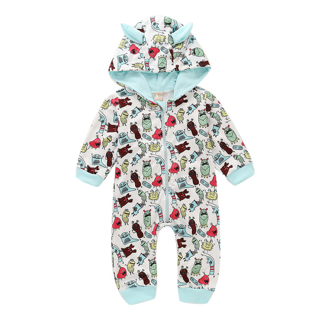 Infant  long sleeve cute cartoon jumpsuit