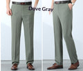 High-end Mens Lightweight Silk Pants For Middle-aged And Older Adults