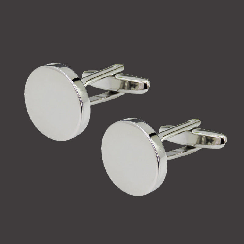 Men Metal Copper Cufflinks- Diamond Sadaf