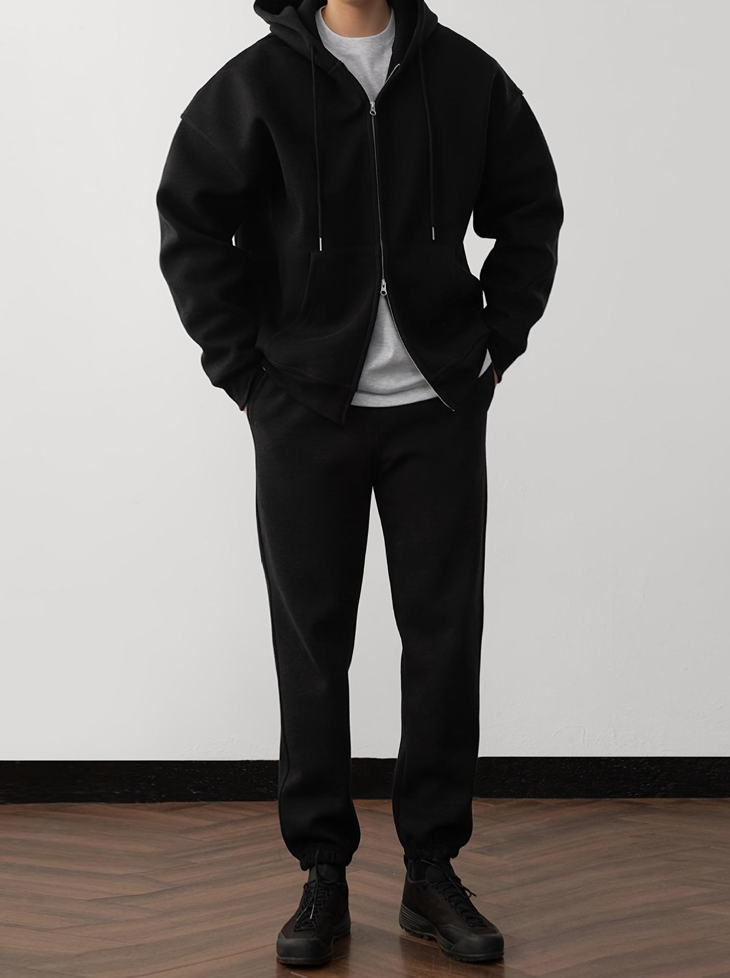 Men's Loose-Fit Casual Hoodie Set