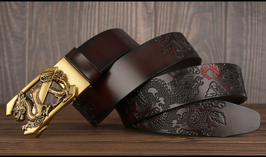 Ssangyong Play Bead Carved Belt