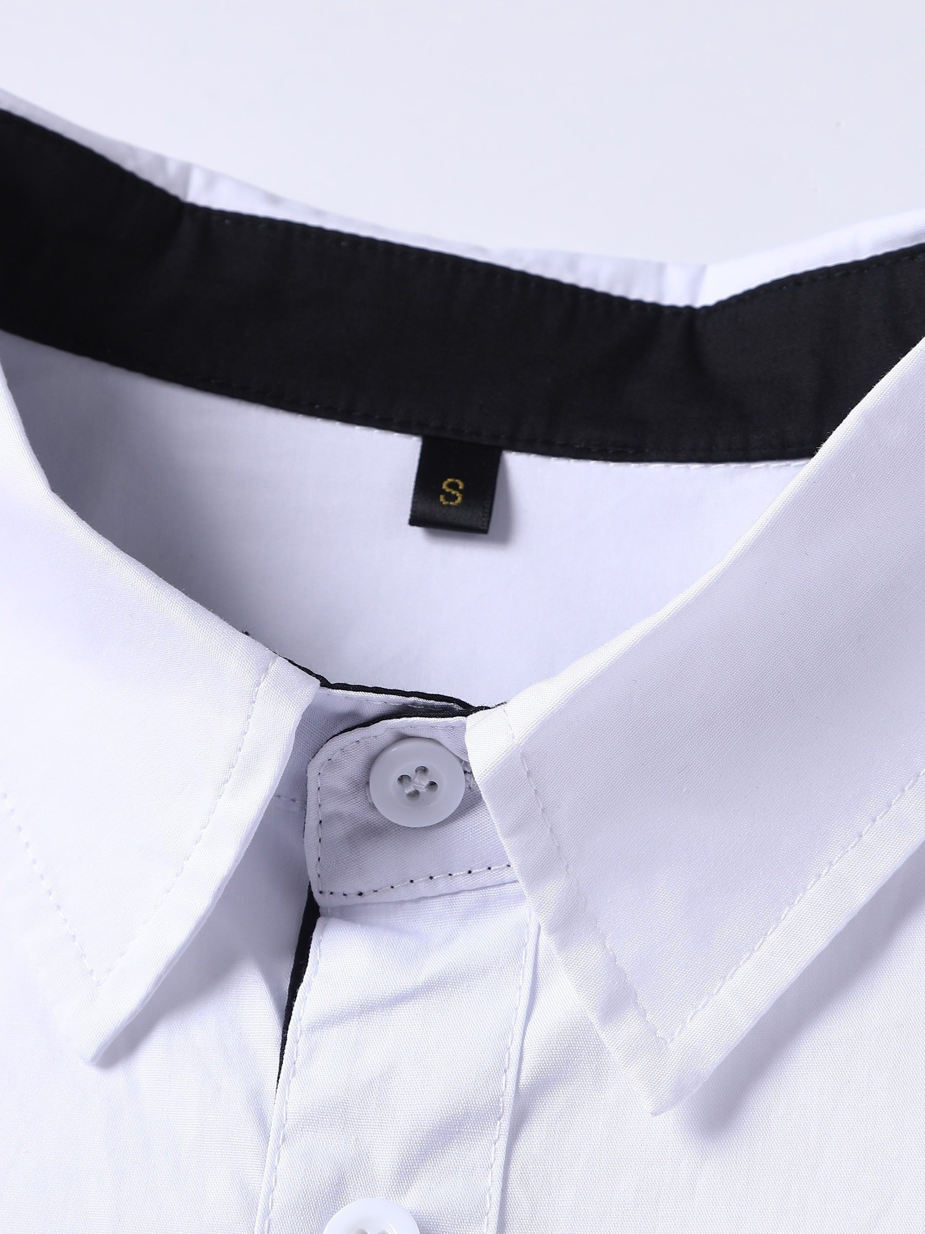 A Cool And Casual Long-sleeved Shirt In Contrasting Colors For A Teenage Man