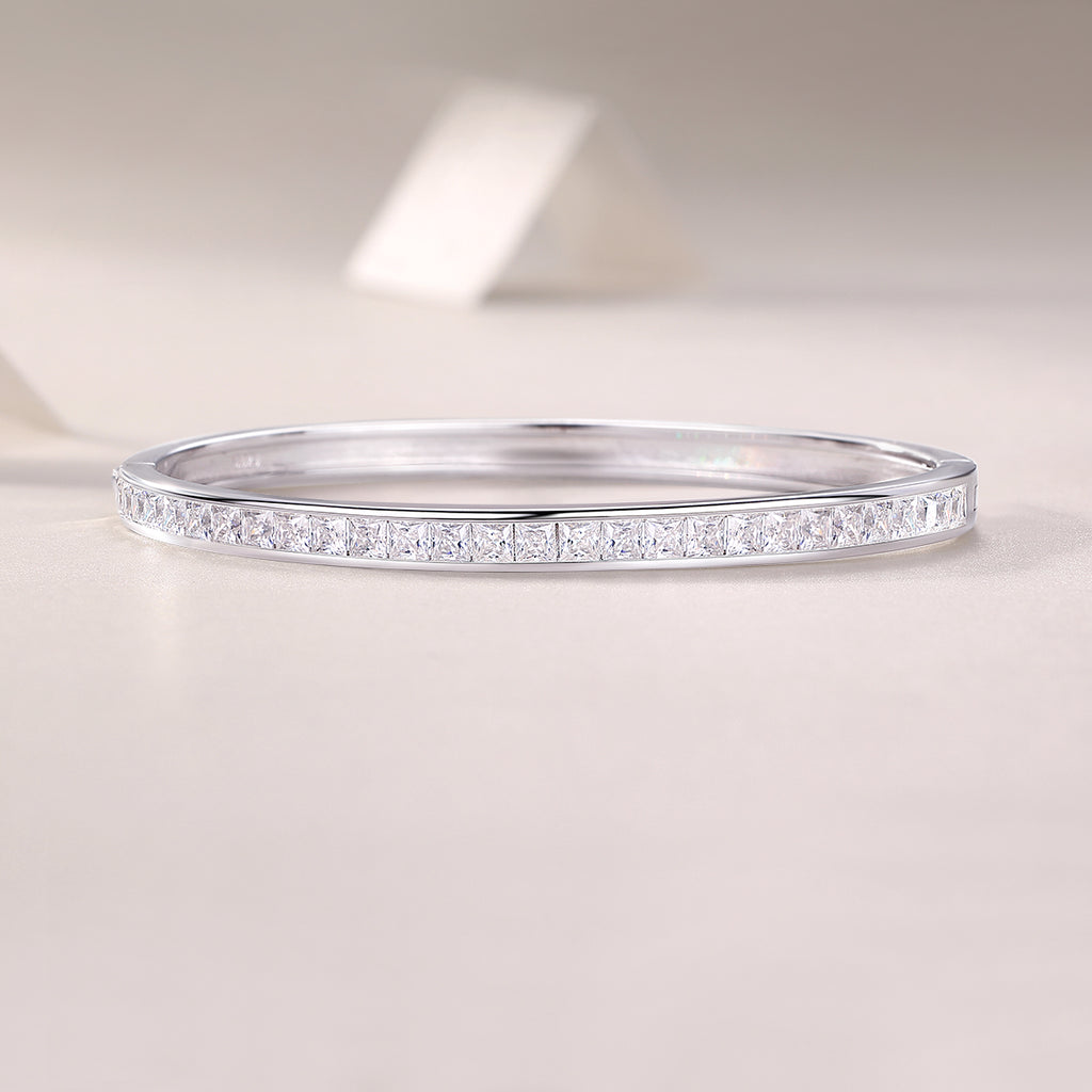 Future Guidance - Premium Moissanite Luxury Fashion Light Luxury Jewelry Silver Bracelet S925 Silver-plated Platinum