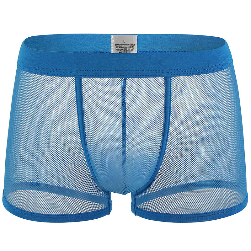 Men's Underwear Low Waist Transparent Boxers