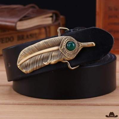 Pure Brass Belt Buckle Outer Wear Buckle Plate Pant Belt Buckle Accessories