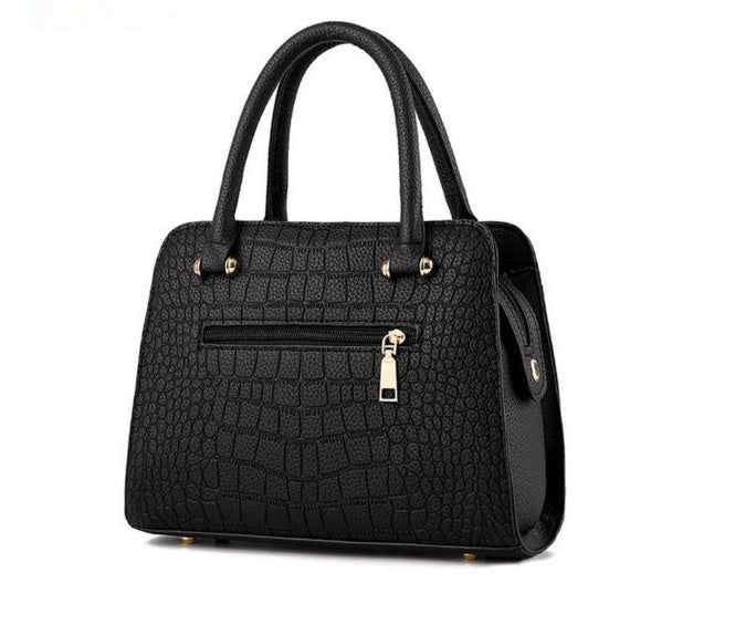 New trend ladies middle-aged slung shoulder mom handbag red bag