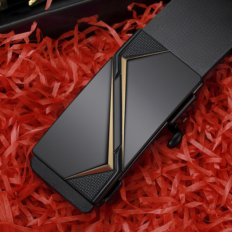 Genuine Leather Toothless Automatic Buckle Cowhide Belt Business Leisure Trend