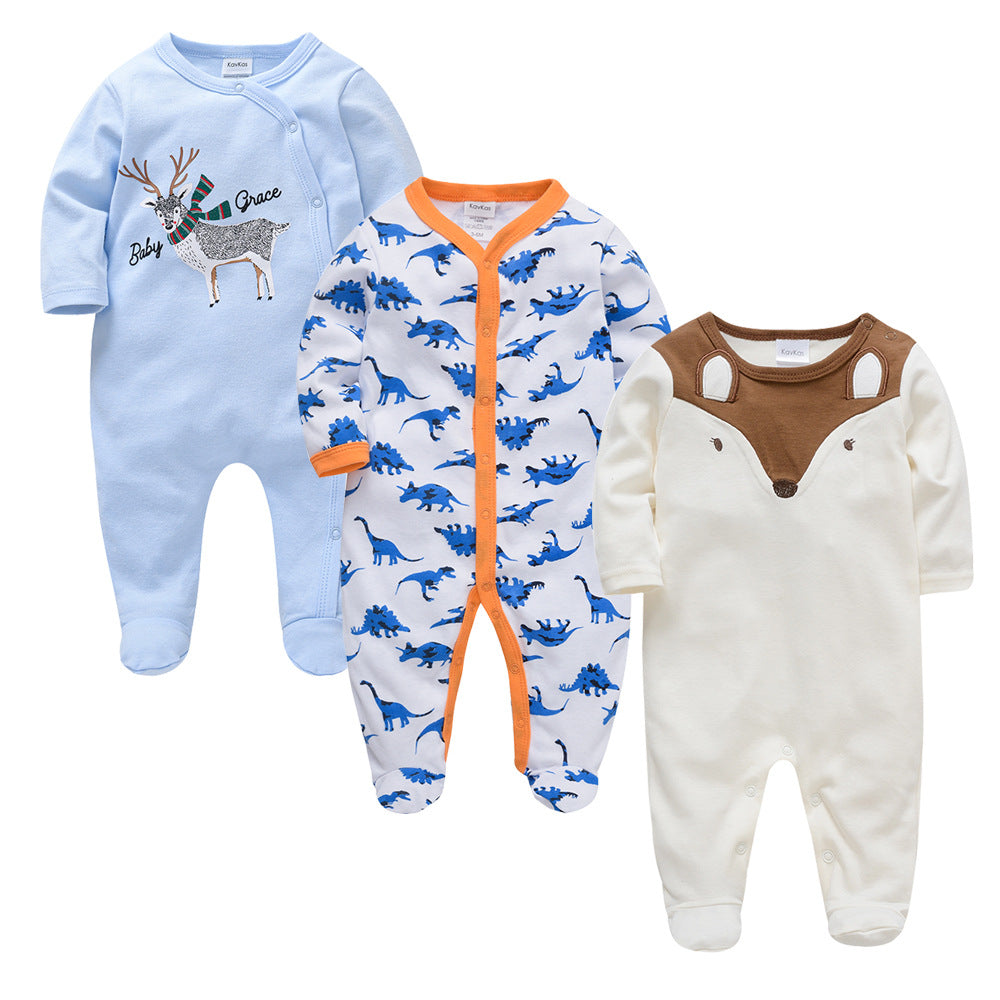 Spring and Autumn New Cartoon One-piece Long Sleeve