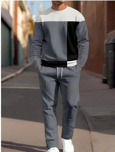 Printing Round Neck Suit