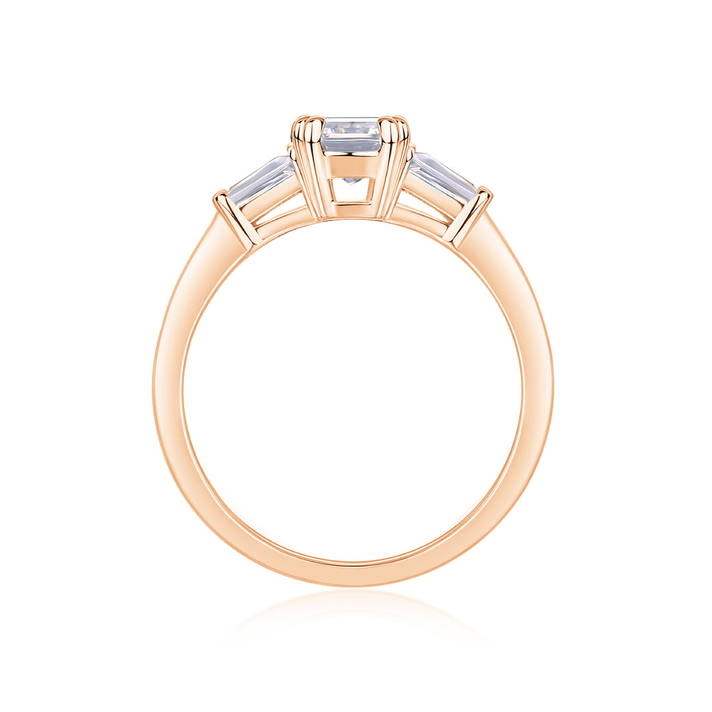 Contract - Set With Top-quality Moissanite S925 Silver And Platinum-plated Diamond Wedding Ring. The Ring Can Be Tested With A Diamond Pen In Gold And Rose Gold