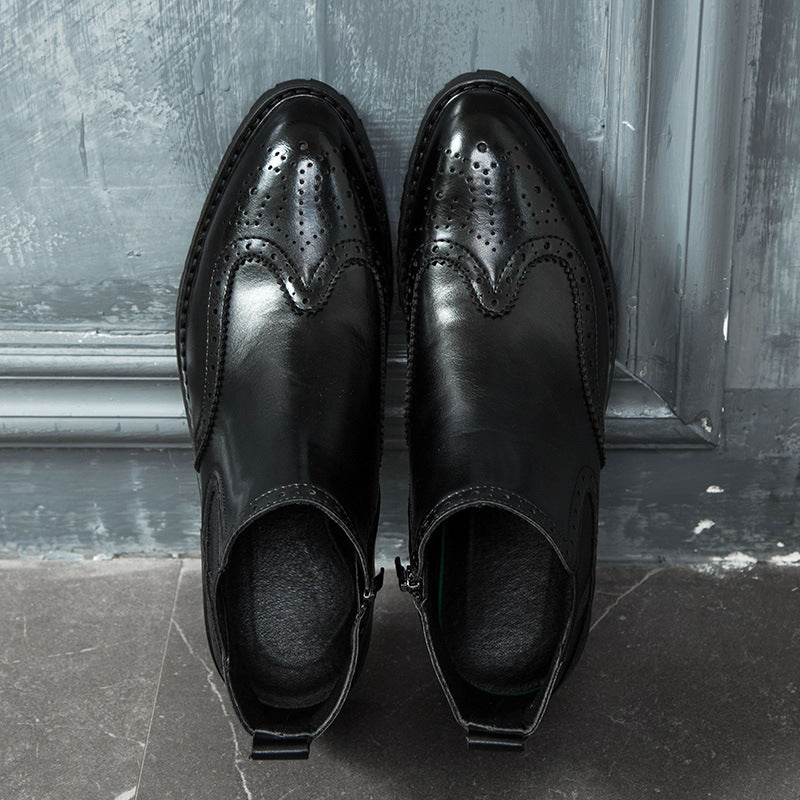 Men's ankle leather Boots