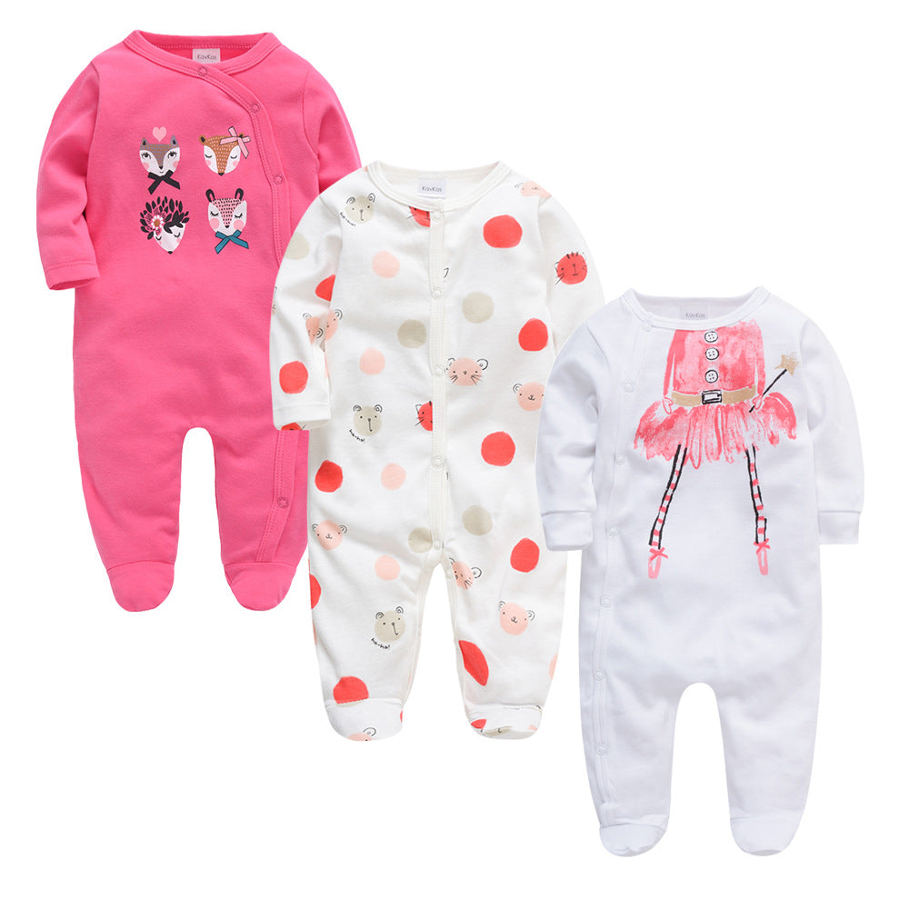 Spring and Autumn New Cartoon One-piece Long Sleeve
