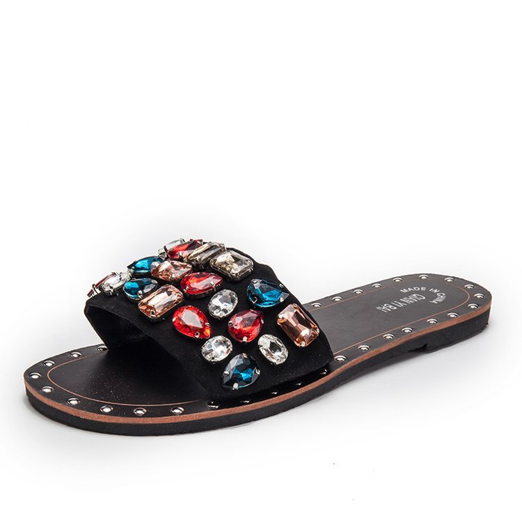 Women's shoes with jewel grape grain