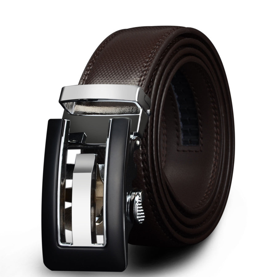 Men's business leather belt