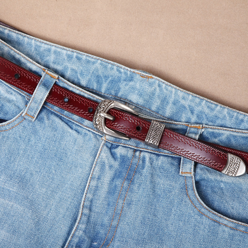 Jeans Casual Pin Buckle Belt